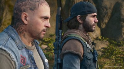 Gameplay screenshot from Days Gone Remastered.