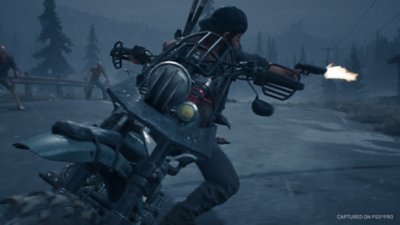 Gameplay screenshot from Days Gone Remastered.