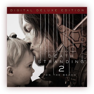Death Stranding 2: On the Beach digital packshot showing Sam and Lou