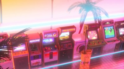 Key-art van Arcade Paradise