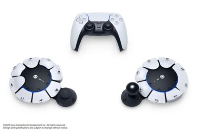 Access controller prototype image of controller and DualSense
