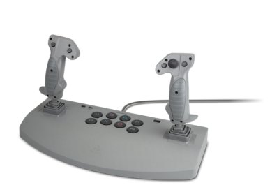 the PlayStation analogue joystick, a grey accessory with 2 joysticks and 8 buttons