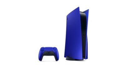 Cobalt Blue PS5 konsol kapağı