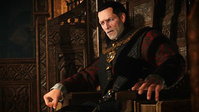 The Witcher 3: Wild Hunt screenshot showing Triss and Geralt talking
